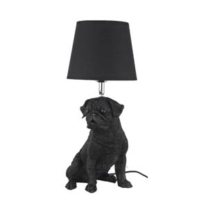 Lampen til Animal Lights Dog Scypture Pug Table