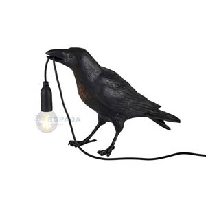 Kreative Raven Scypture LED Bird Lamper