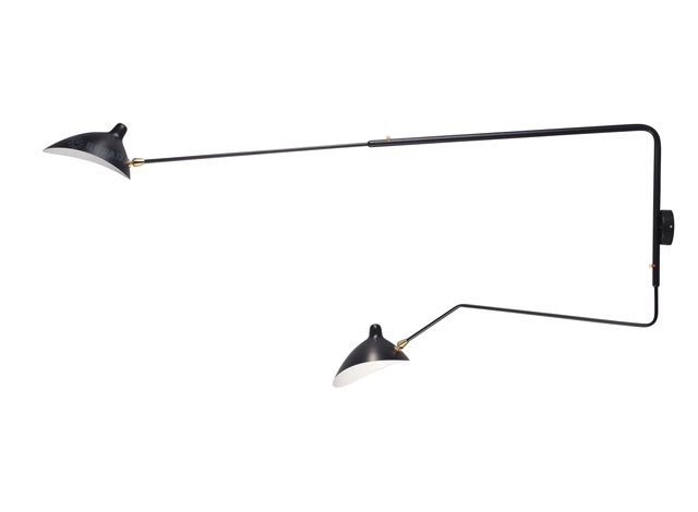 Replica Serge Mouille Wall Lamp With 2 Arms